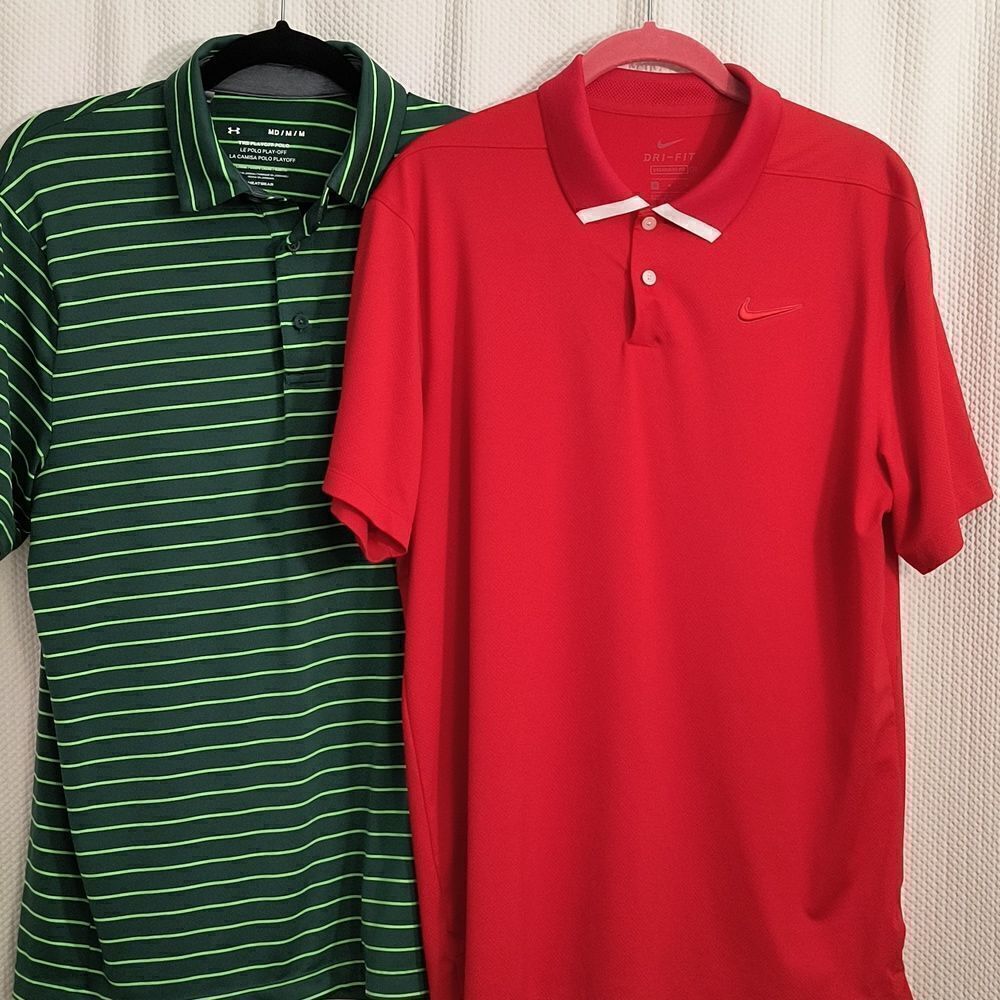 Nike and Under Armour Polo shirts Bundle 2